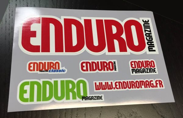 Planche stickers Enduro Magazine