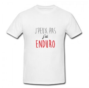 Tee-shirt Enduro jpeux pas