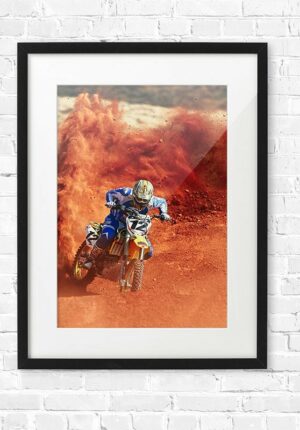 Cadre photo Motocross - N°12 David Vuillemin