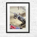 Cadre photo Motocross - N°7 James Stewart