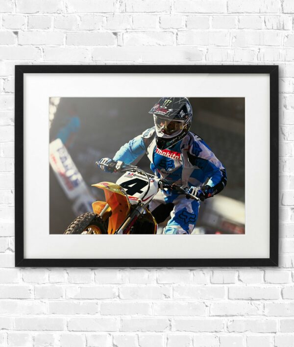 Cadre photo Motocross - N°4 Ricky Carmichael