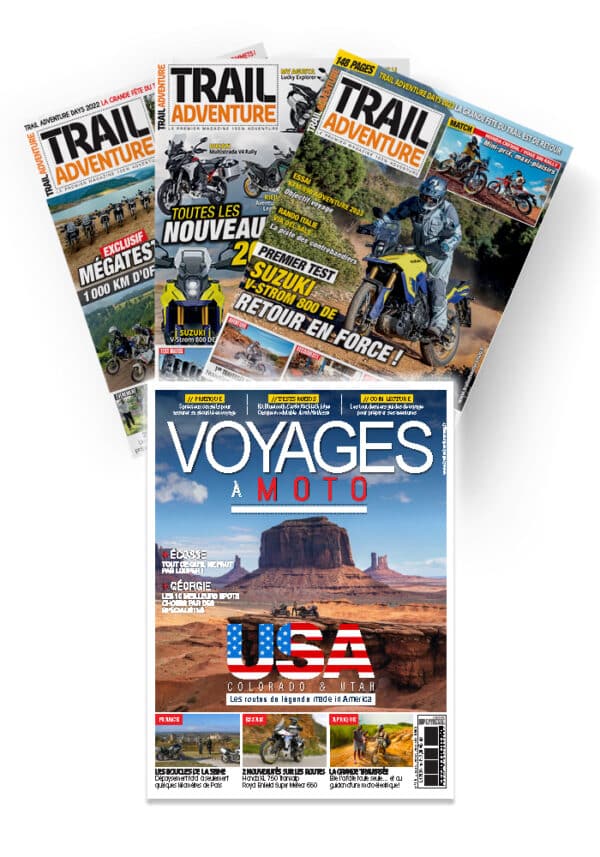 Abonnement couplage Trail Adventure + Voyages à Moto