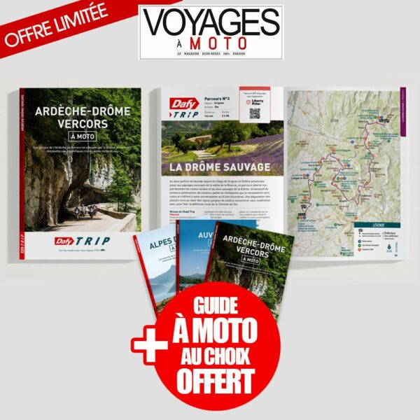 Réabonnement Voyages à Moto + Guide Dafy Trip offert