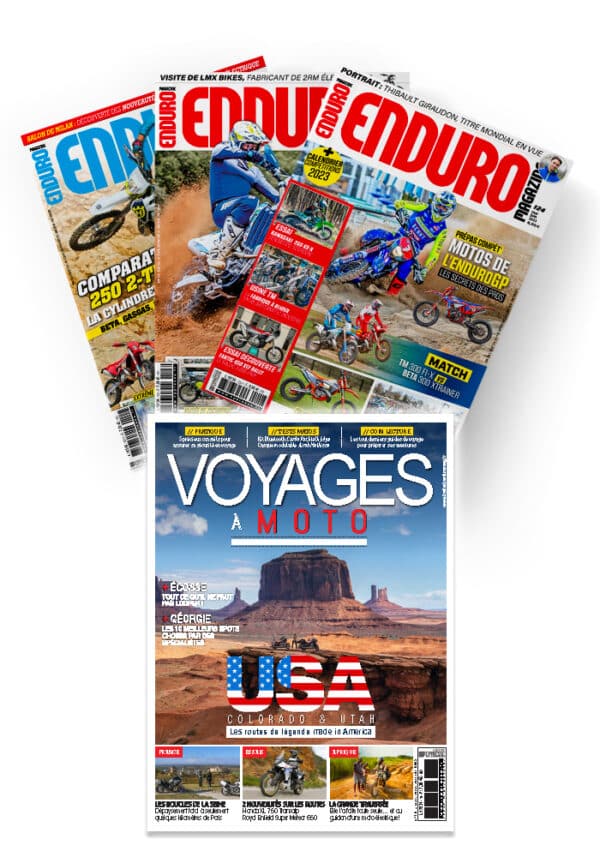 Abonnement couplage Voyages à moto + Enduromag