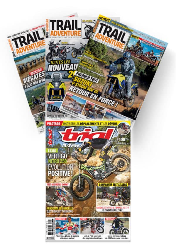 Réabonnement couplage Trail Adventure + Trial Magazine