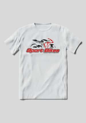 Tee-shirt Sport-Bikes blanc