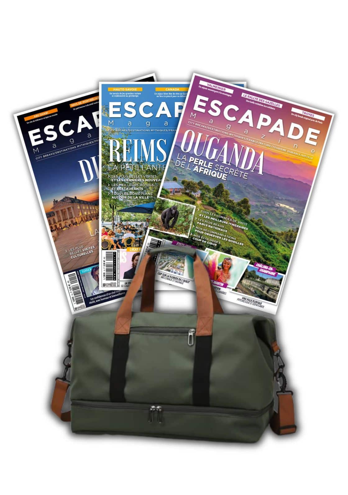 Abonnement Escapade Magazine + Sac de voyage Abonnement Escapade Magazine + Sac de voyage