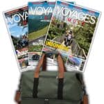 Voyage à moto + sac de voyage