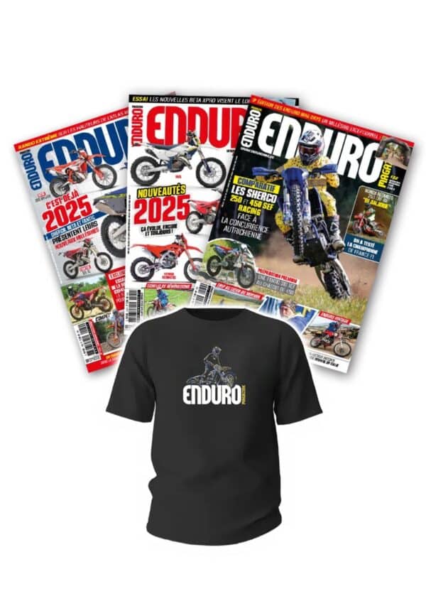 Abo Enduro + T-Shirt Abonnement Enduro Magazine + Tee-shirt Enduromag