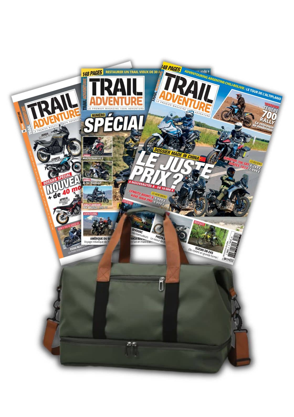 Trail Adventure Magazine + Sac de voyage