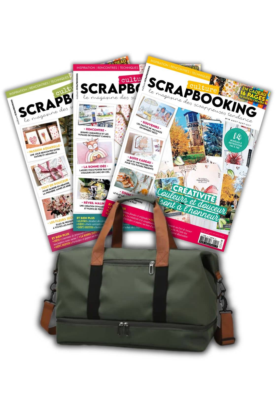 Culture Scrapbooking + sac de voyage