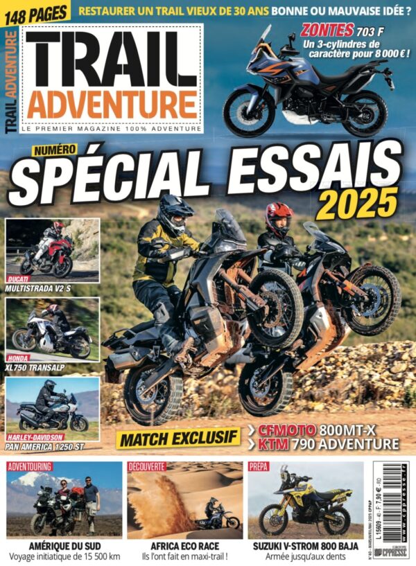 Couverture Trail Adventure Magazine numéro 40