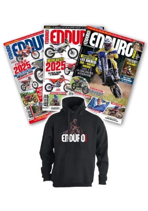 Réabonnement Enduro Magazine + sweat à capuche Enduro Magazine