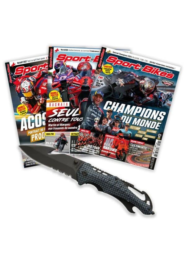 Abo Sport-Bikes + Couteau de Sécurité Abonnement Sport Bikes + Couteau de Sécurité