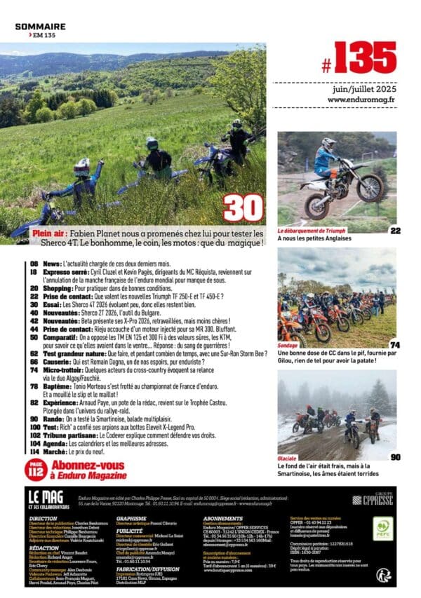 EM135 Enduro Magazine n°135