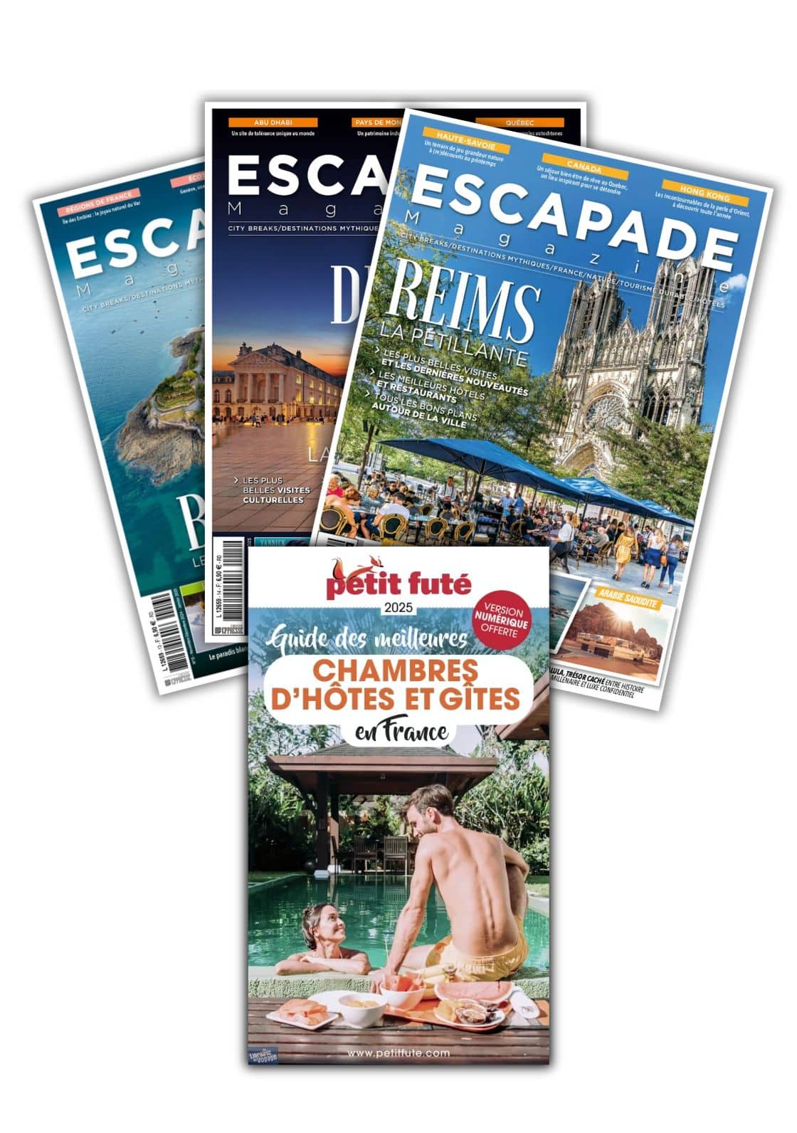 Abonnement Escapade Magazine + Guide Petit Futé 2025 Abonnement Escapade Magazine + Guide Petit Futé 2025