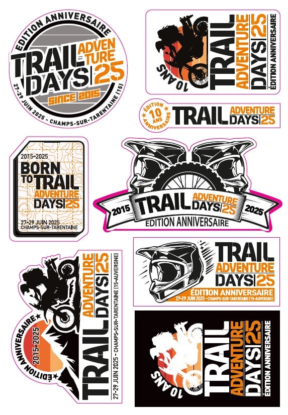 planche stickers TAD25