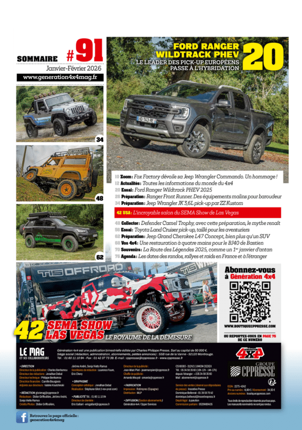 Génération 4X4 Magazine n°91 Génération 4X4 Magazine n°91