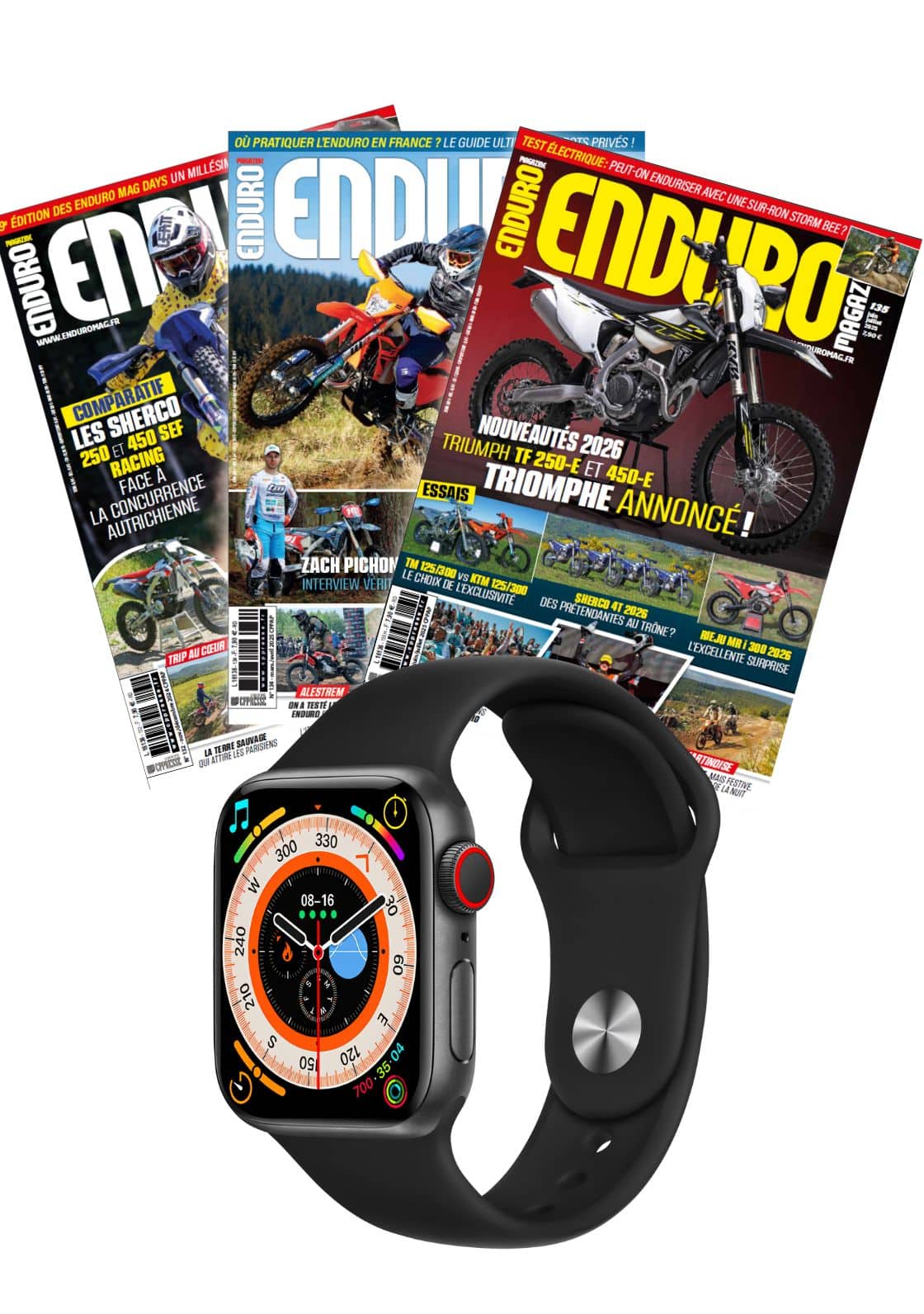 Abonnement Enduro Magazine + Montre connectée
