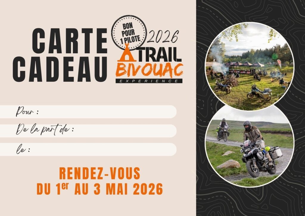Carte cadeau TRAIL BIVOUAC