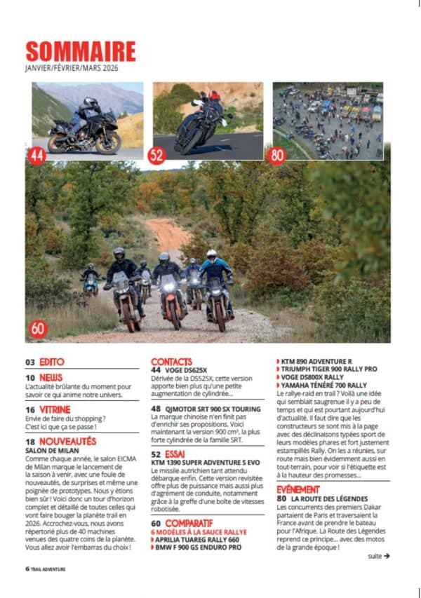 Sommaire 2 TA 43 Trail Adventure n°43