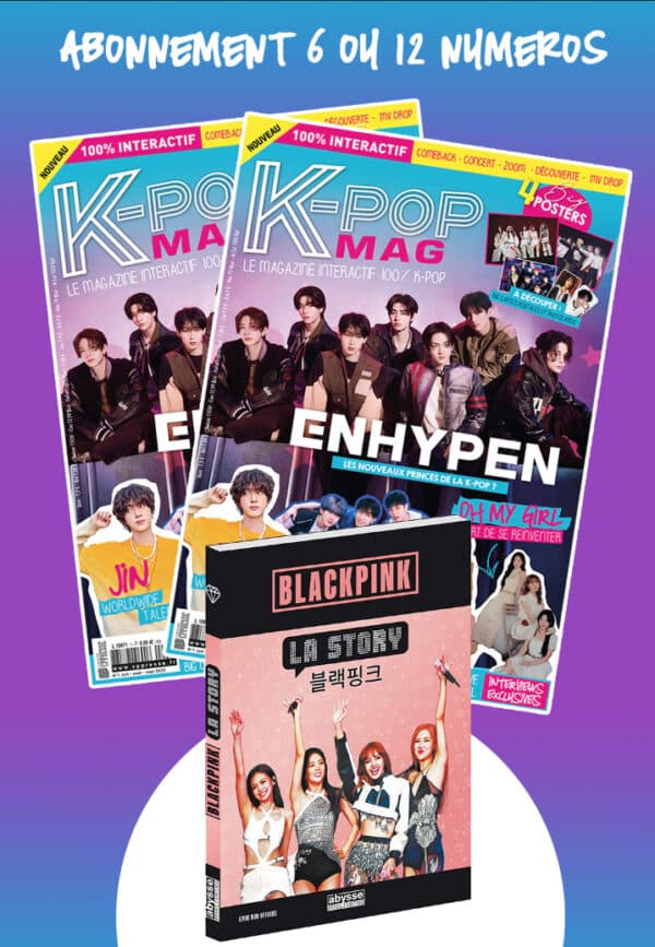abo_kpop_blackpink Abonnement K-Pop Mag + Livre Black Pink Story