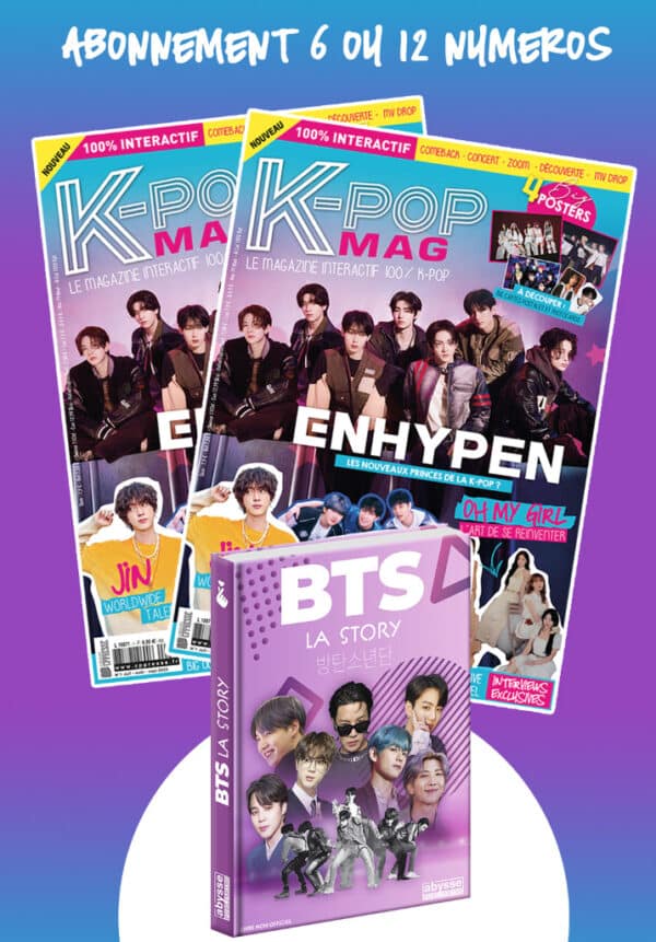 abo_kpop_bts Abonnement K-Pop Mag + Livre BTS Story