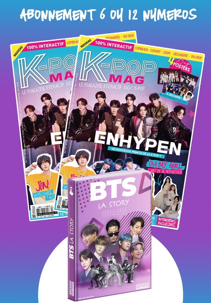 abo_kpop_bts Abonnement K-Pop Mag + Livre BTS Story