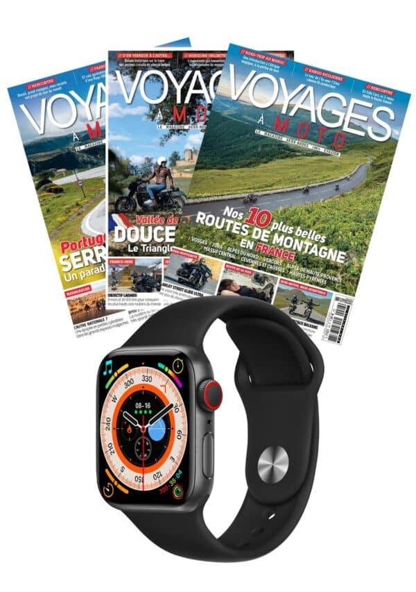 Réabonnement Voyages à moto Réabonnement Voyages à Moto + Montre connectée
