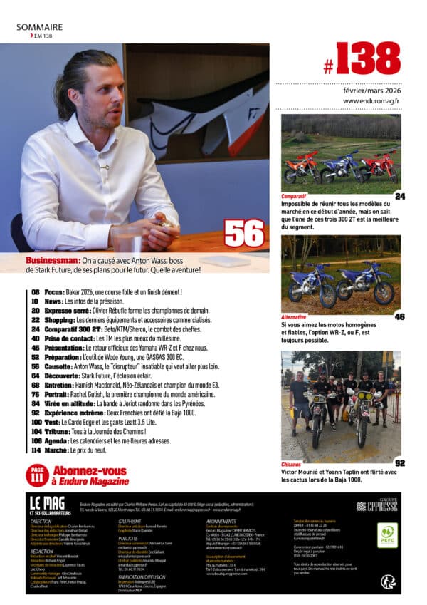 Enduro Magazine n°138 Enduro Magazine n°138