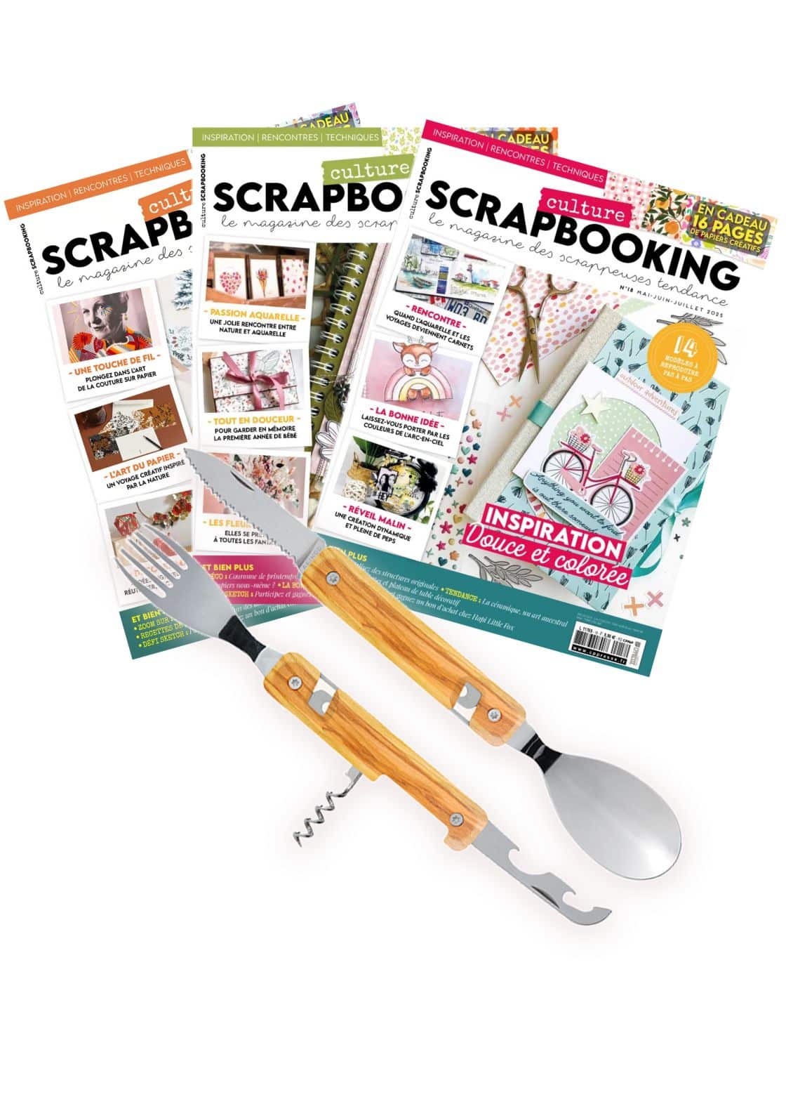 abo scrapbooking akinode Abonnement Culture Scrapbooking + Couvert multifonctions Akinode