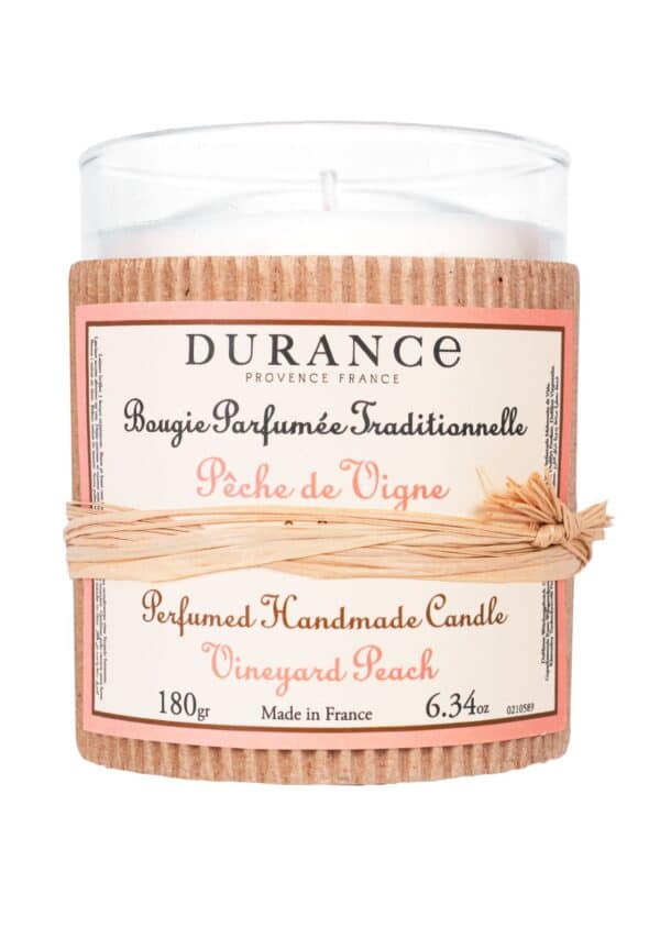 bougie 180 peche Abonnement Maisons à Vivre Campagne + Bougie DURANCE 180g