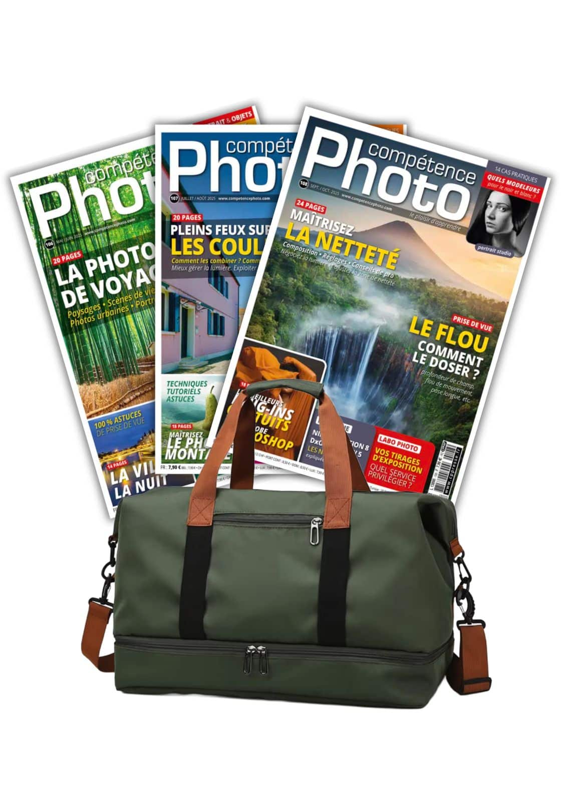 Abonnement competence photo sac voyage