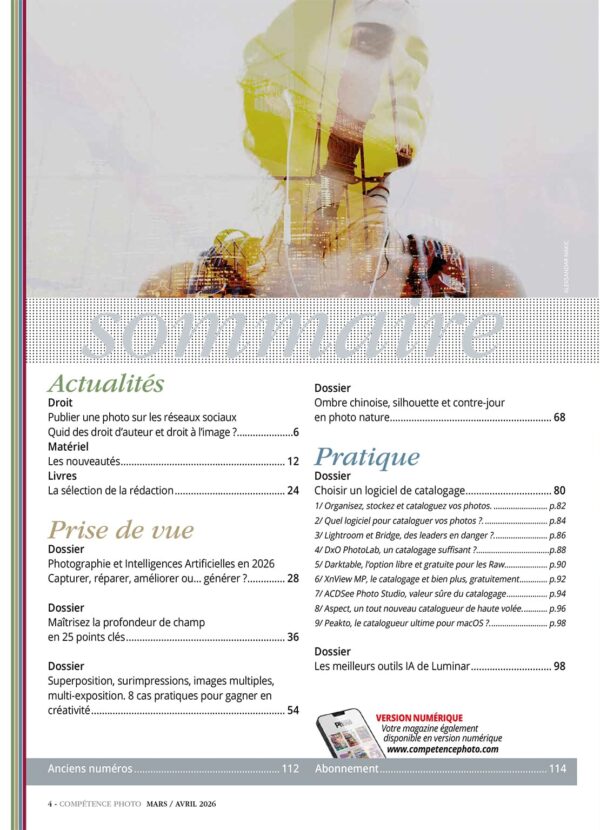 Sommaire Compétence Photo n°111 Sommaire Compétence Photo n°111