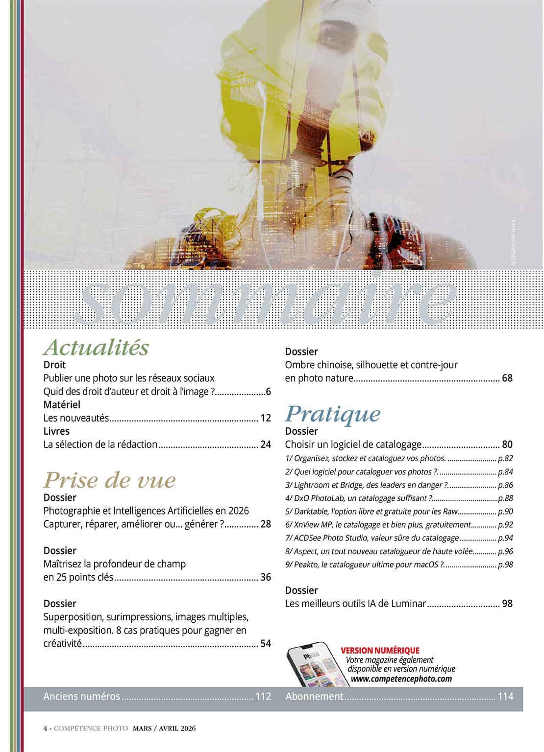 Sommaire Compétence Photo n°111