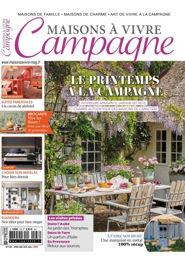 Couverture Maisons à Vivre Campagne N°136