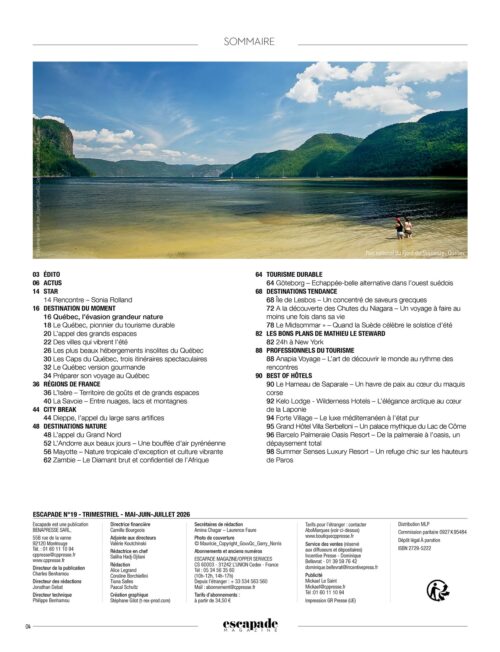 Escapade Magazine n°19