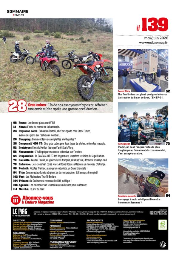 Enduro Magazine n°139 Enduro Magazine n°139
